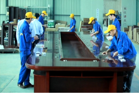 辦公家具生產(chǎn)包安裝工藝流程及質量要求